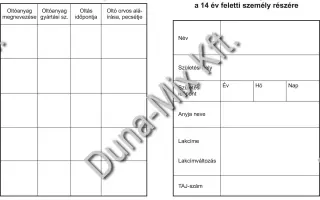 Védőoltási könyv 1